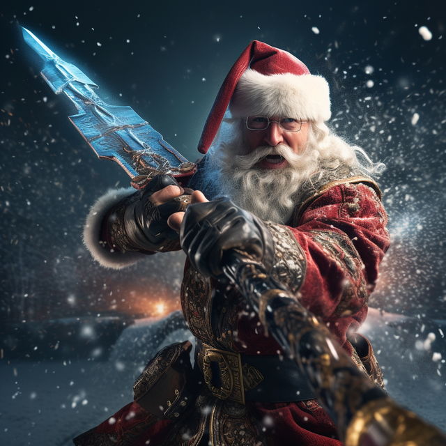 SANTA CLAUS #22 SWORDFIGHTER