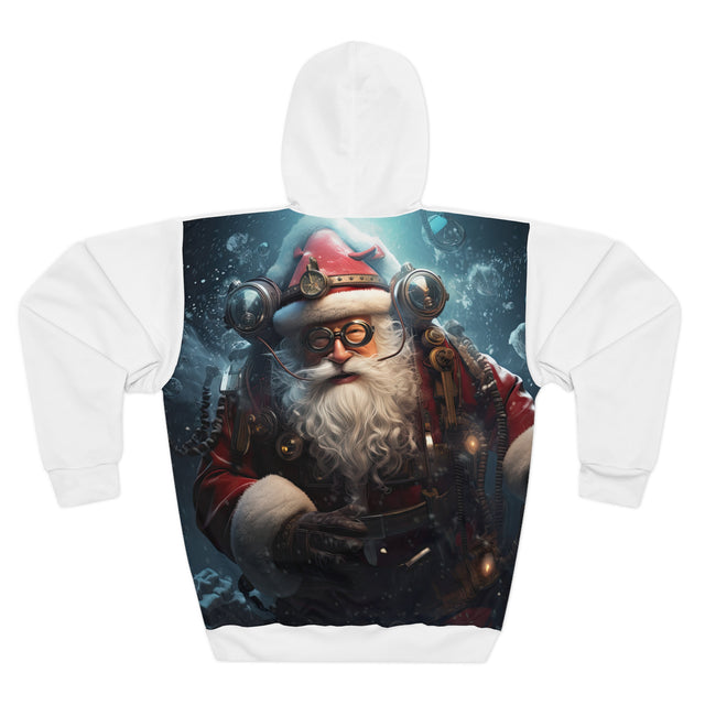 SANTA CLAUS #10 Depths of Ocean: Unisex Pullover Hoodie (AOP)