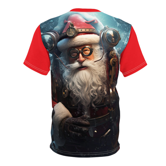 SANTA CLAUS #10 DEPTHS OF OCEAN Unisex Cut & Sew Tee (AOP)