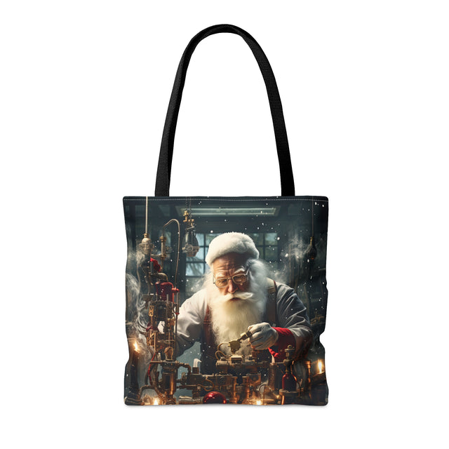 Santa Claus #13 Mad Scientist Tote Bag (AOP)