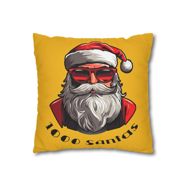 SANTA CLAUS #20 PASSIONATE POET Spun Polyester Square Pillow Case