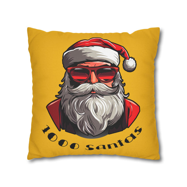 SANTA CLAUS #20 PASSIONATE POET Spun Polyester Square Pillow Case