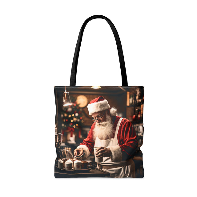 SANTA CLAUS #5 Barista: Tote Bag (AOP)