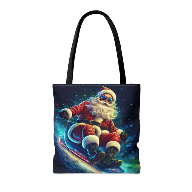 SANTA CLAUS #19 GLIDING NIGHT Tote Bag (AOP)