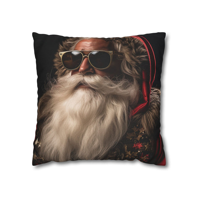 SANTA CLAUS #12 REFLECTING Spun Polyester Square Pillow Case