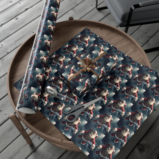 SANTA CLAUS #16 ASTRONAUT Gift Wrap Papers