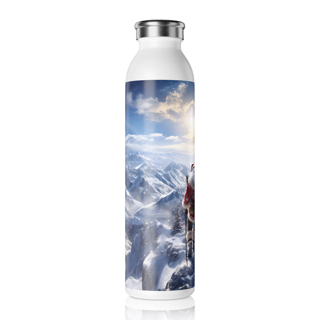 SANTA CLAUS #15 MOUNTAIN STROLL Slim Water Bottle