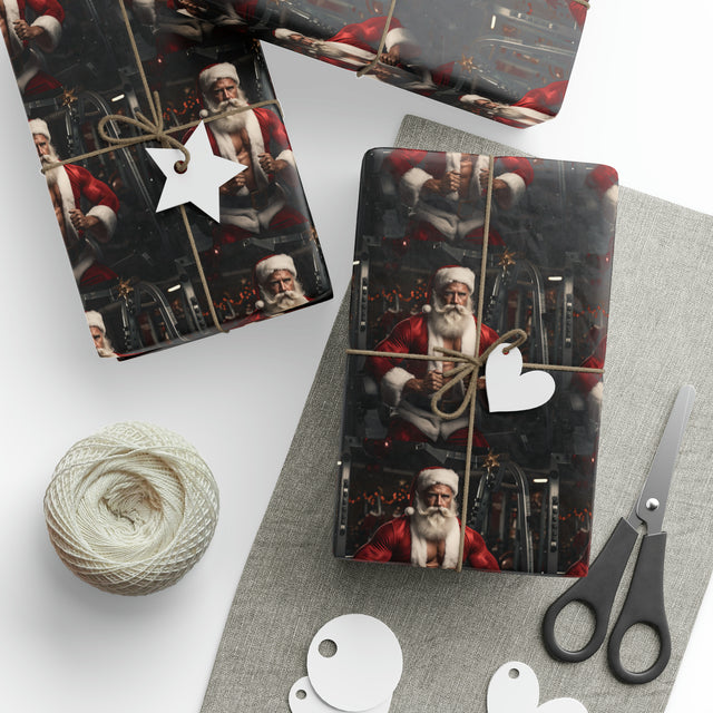 SANTA CLAUS #2 Personal Trainer Wrapping Papers