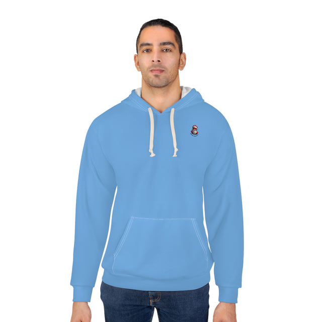 SANTA CLAUS #21 BLUE WIZARD Unisex Pullover Hoodie (AOP)