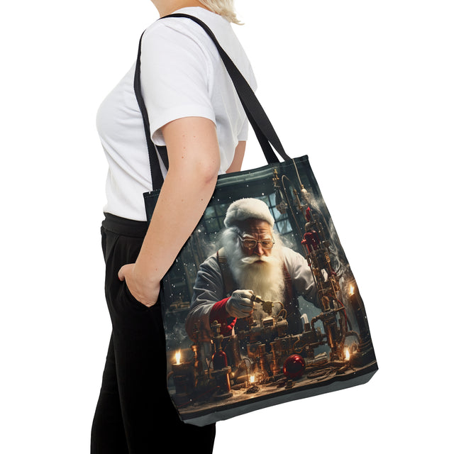 Santa Claus #13 Mad Scientist Tote Bag (AOP)