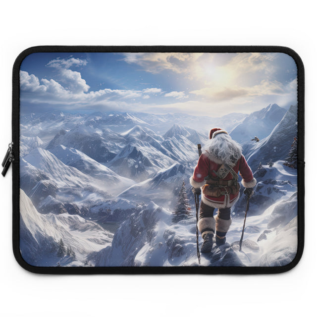 SANTA CLAUS #15 MOUNTAIN STROLL Laptop Sleeve