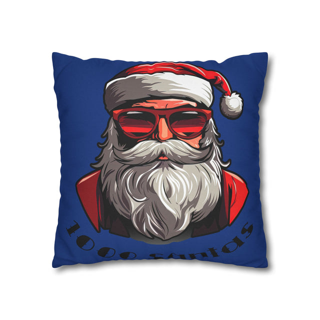 SANTA CLAUS #19 GLIDING NIGHT Spun Polyester Square Pillow Case