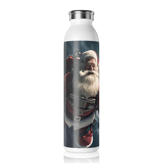 SANTA CLAUS #16 ASTRONAUT Slim Water Bottle