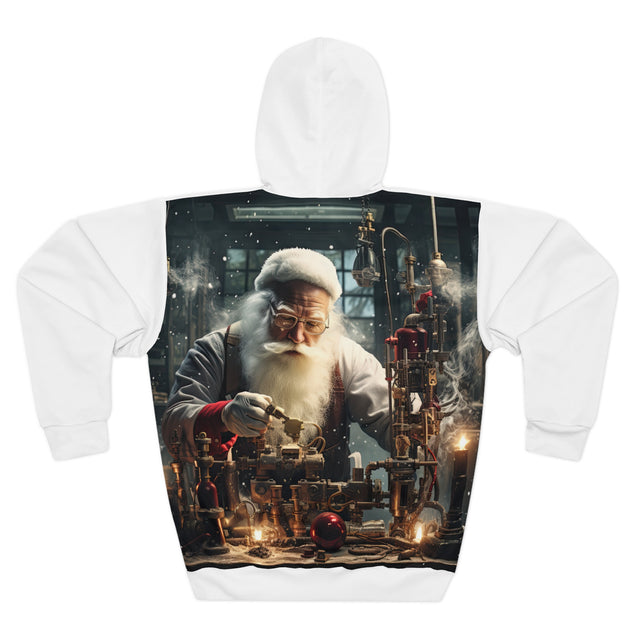 Santa Claus #13 Mad Scientist Unisex Pullover Hoodie (AOP)