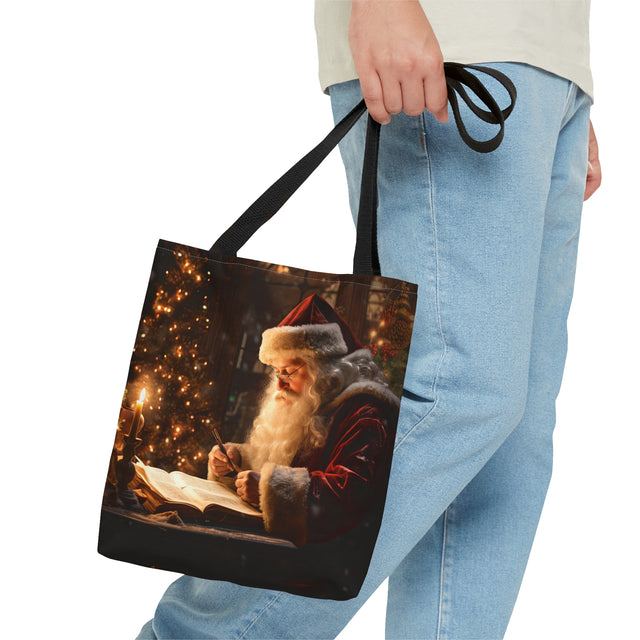 SANTA CLAUS #20 PASSIONATE POET Tote Bag (AOP)