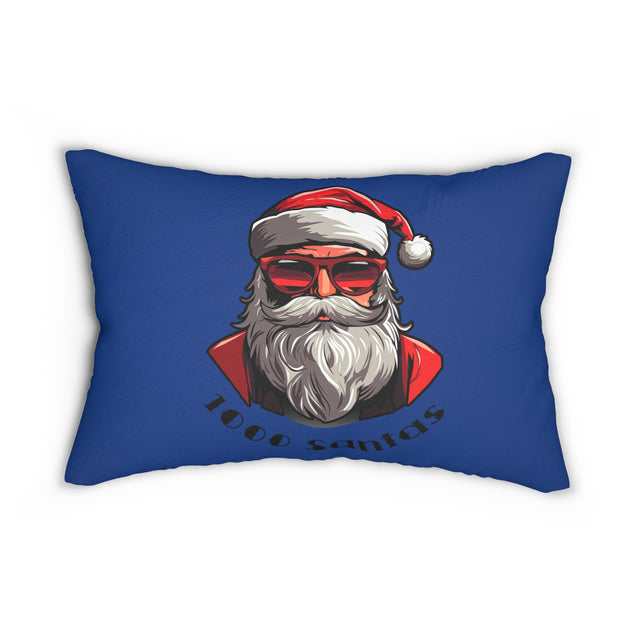 SANTA CLAUS #19 GLIDING NIGHT Spun Polyester Lumbar Pillow