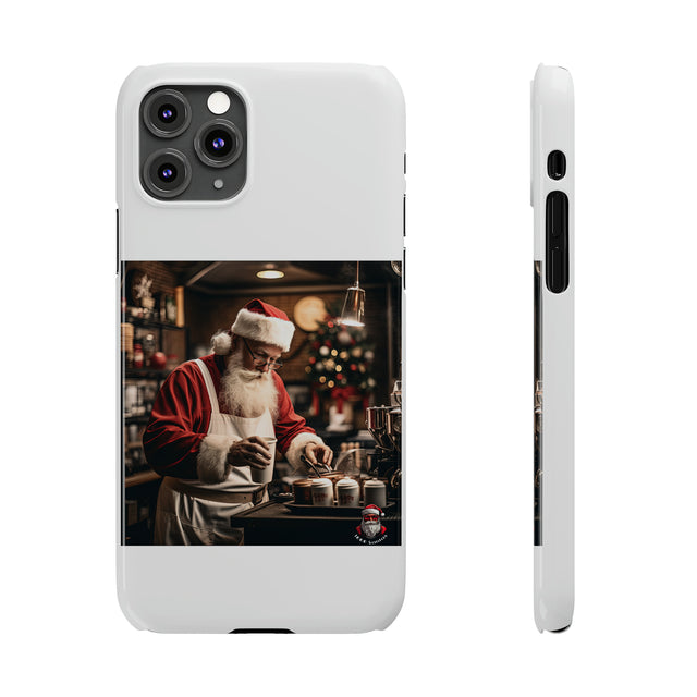 SANTA CLAUS #5  BARISTA Slim Phone Cases