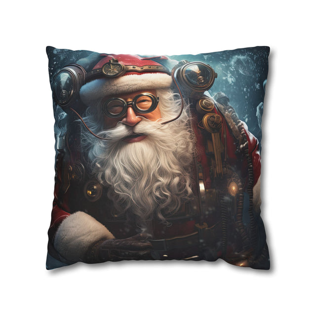 SANTA CLAUS #10 DEPTHS OF OCEAN Spun Polyester Square Pillow Case