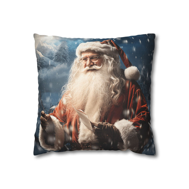 SANTA CLAUS #3 THE DIRECTOR Spun Polyester Square Pillow Case