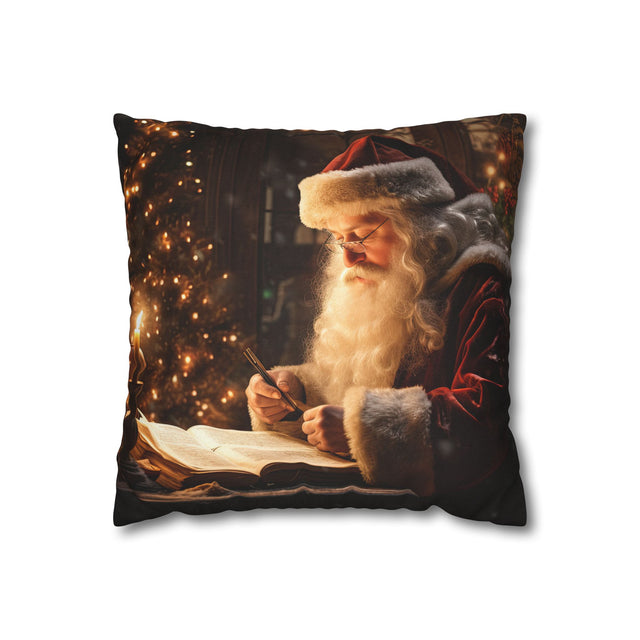 SANTA CLAUS #20 PASSIONATE POET Spun Polyester Square Pillow Case