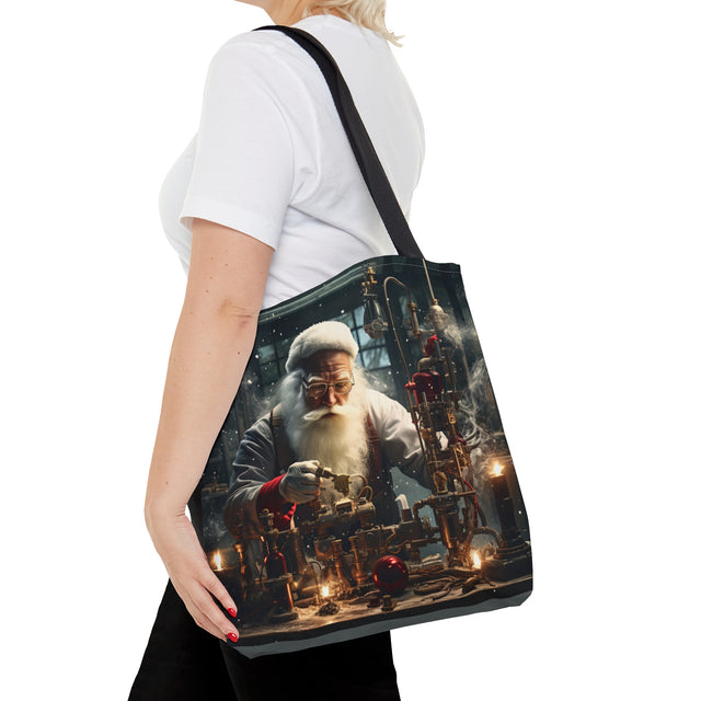 Santa Claus #13 Mad Scientist Tote Bag (AOP)