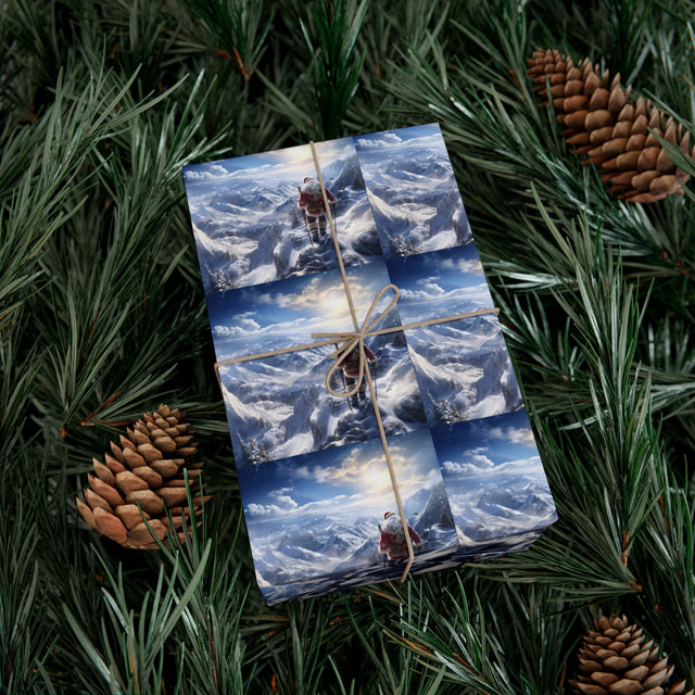 SANTA CLAUS #15 Mountain Stroll Gift Wrap Papers