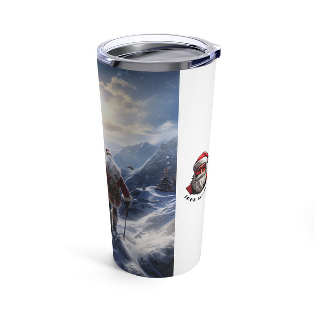 SANTA CLAUS #15 Mountain Stroll: Tumbler 20oz