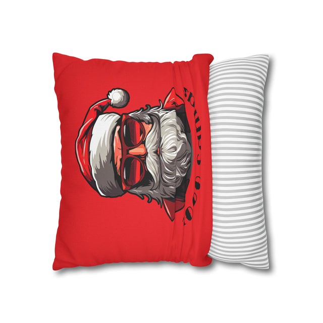 SANTA CLAUS #12 REFLECTING Spun Polyester Square Pillow Case