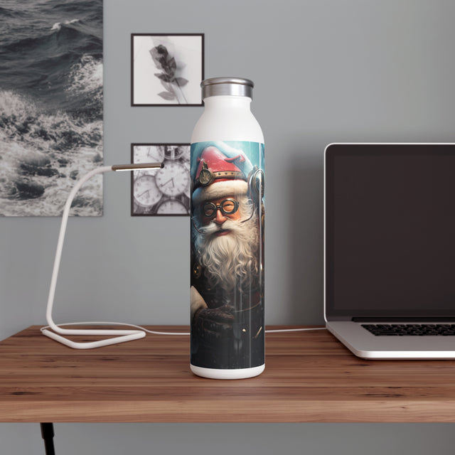 SANTA CLAUS #10 DEPTHS OF OCEAN Slim Water Bottle