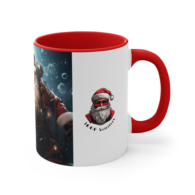 SANTA CLAUS #10 DEPTHS OF OCEAN Accent Coffee Mug, 11oz