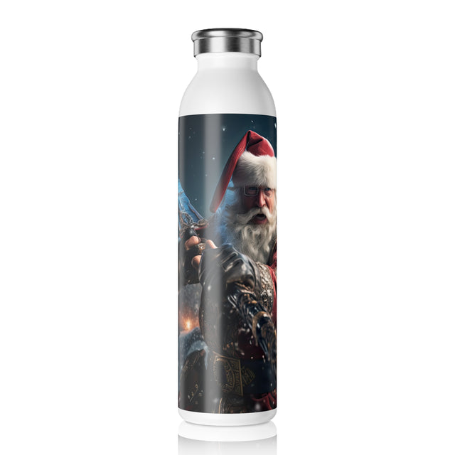 SANTA CLAUS #22 SWORDFIGHTER Slim Water Bottle