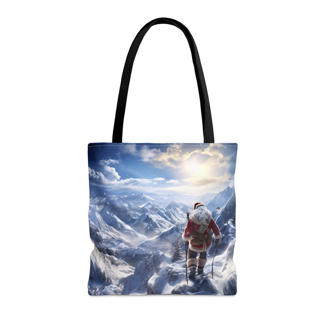 SANTA CLAUS #15 MOUNTAIN STROLL Tote Bag (AOP)