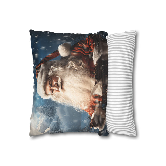 SANTA CLAUS #3 THE DIRECTOR Spun Polyester Square Pillow Case