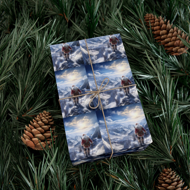 SANTA CLAUS #15 Mountain Stroll Gift Wrap Papers