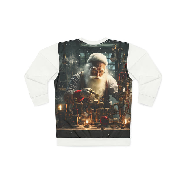 Santa Claus #13 Mad Scientist: Unisex Sweatshirt (AOP)