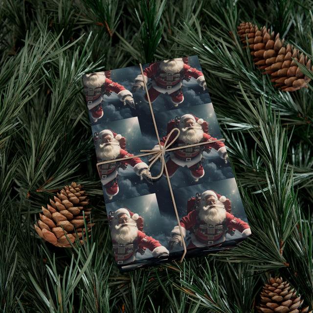 SANTA CLAUS #16 ASTRONAUT Gift Wrap Papers