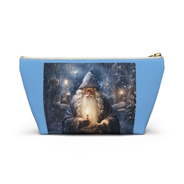 SANTA CLAUS #21 BLUE WIZARD Accessory Pouch w T-bottom