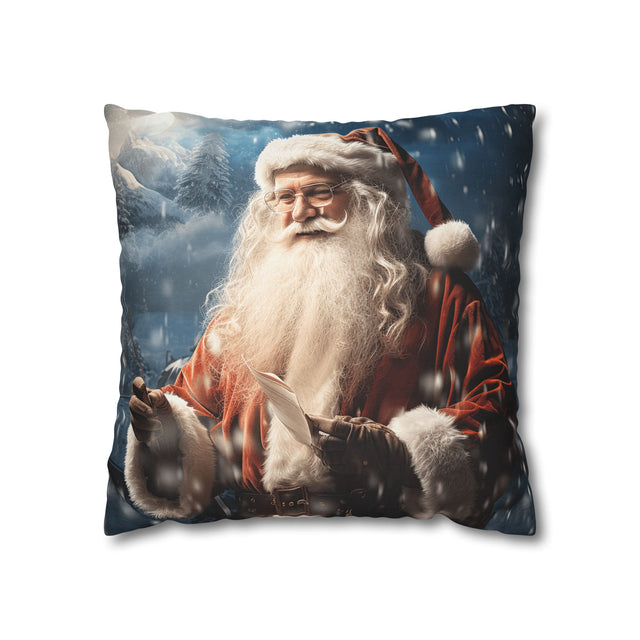 SANTA CLAUS #3 THE DIRECTOR Spun Polyester Square Pillow Case