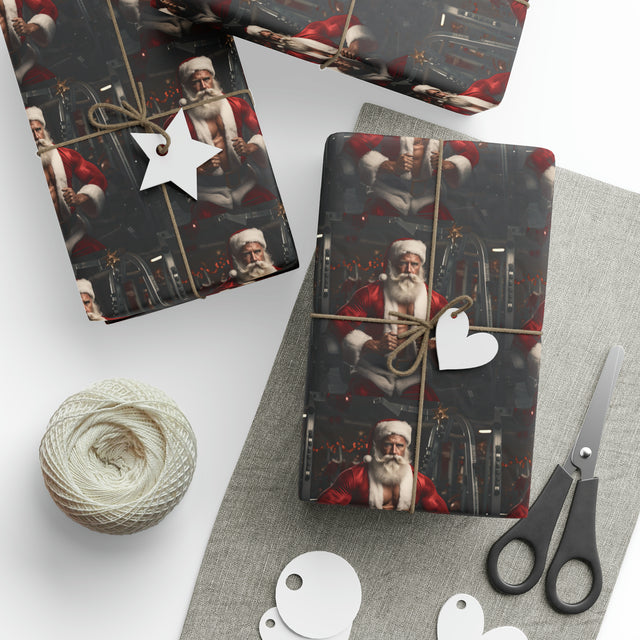 SANTA CLAUS #2 Personal Trainer Wrapping Papers