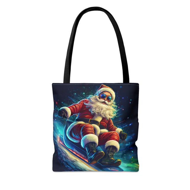 SANTA CLAUS #19 GLIDING NIGHT Tote Bag (AOP)