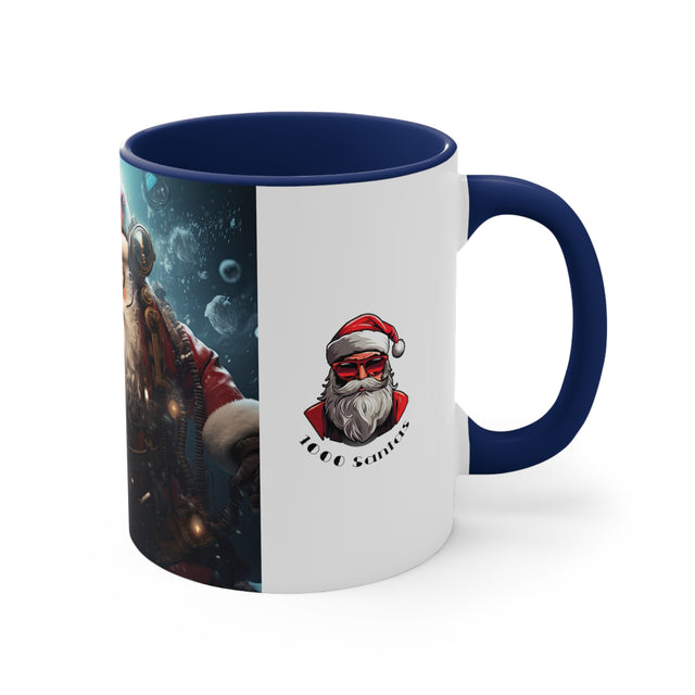 SANTA CLAUS #10 DEPTHS OF OCEAN Accent Coffee Mug, 11oz