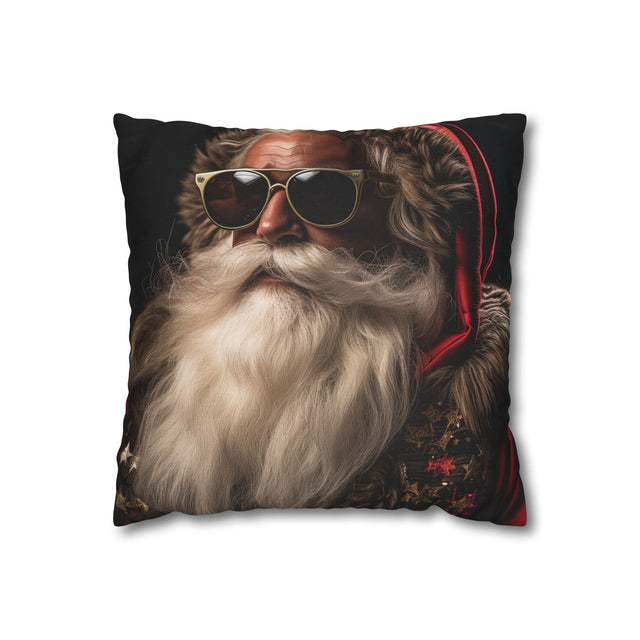 SANTA CLAUS #12 REFLECTING Spun Polyester Square Pillow Case