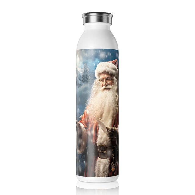 SANTA CLAUS #3 THE DIRECTOR Slim Water Bottle