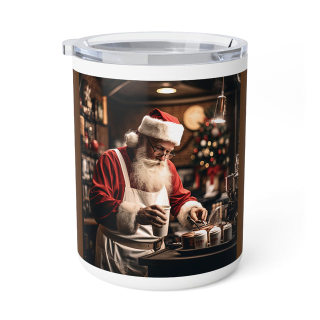 SANTA CLAUS #5 Barista Insulated Coffee Mug, 10oz