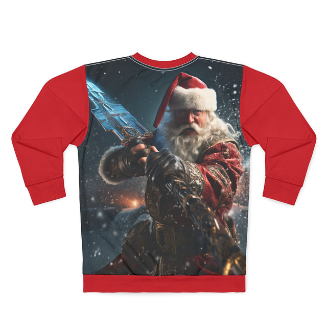 SANTA CLAUS #22 SWORDFIGHTER Unisex Sweatshirt (AOP)