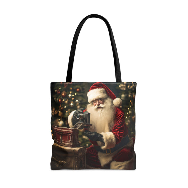 SANTA CLAUS #14 PHOTOGRAPHER Tote Bag (AOP)