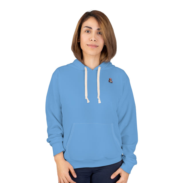 SANTA CLAUS #21 BLUE WIZARD Unisex Pullover Hoodie (AOP)