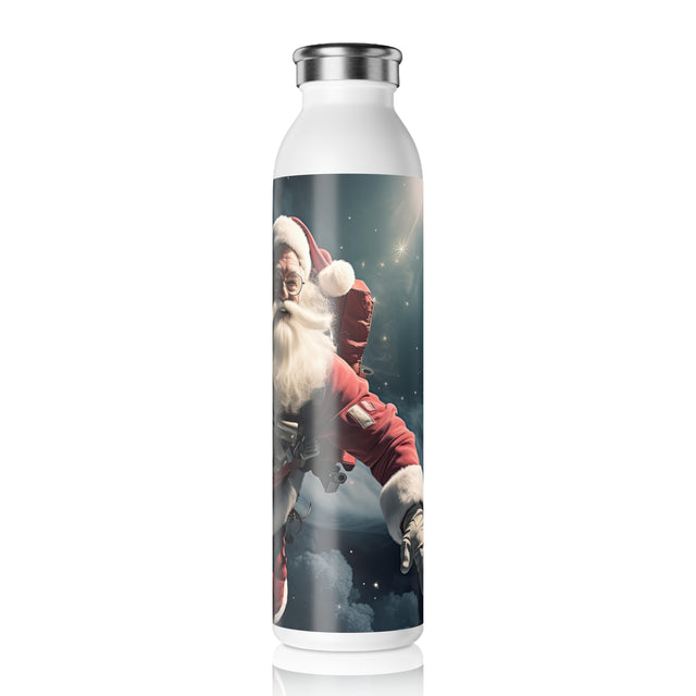 SANTA CLAUS #16 ASTRONAUT Slim Water Bottle