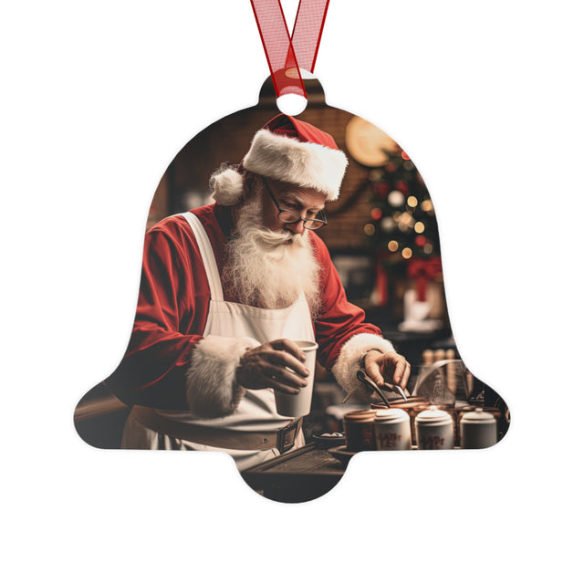 SANTA CLAUS #5 Barista Metal Ornaments