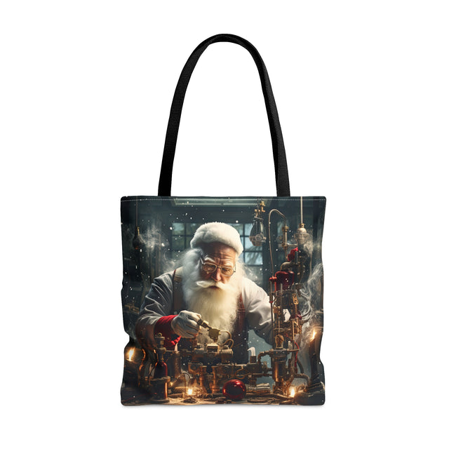 Santa Claus #13 Mad Scientist Tote Bag (AOP)